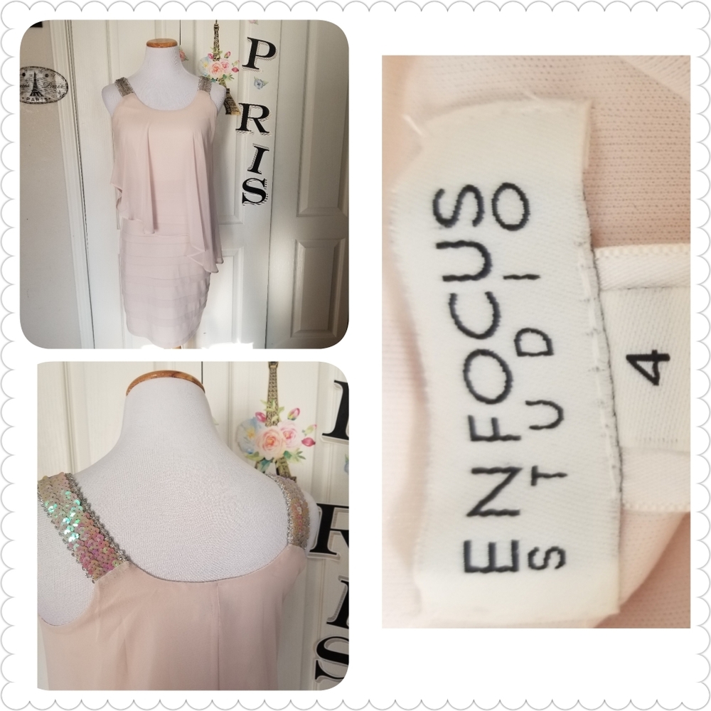 Enfocus Studio Sequence Layered Chiffon Elegand D… - image 2